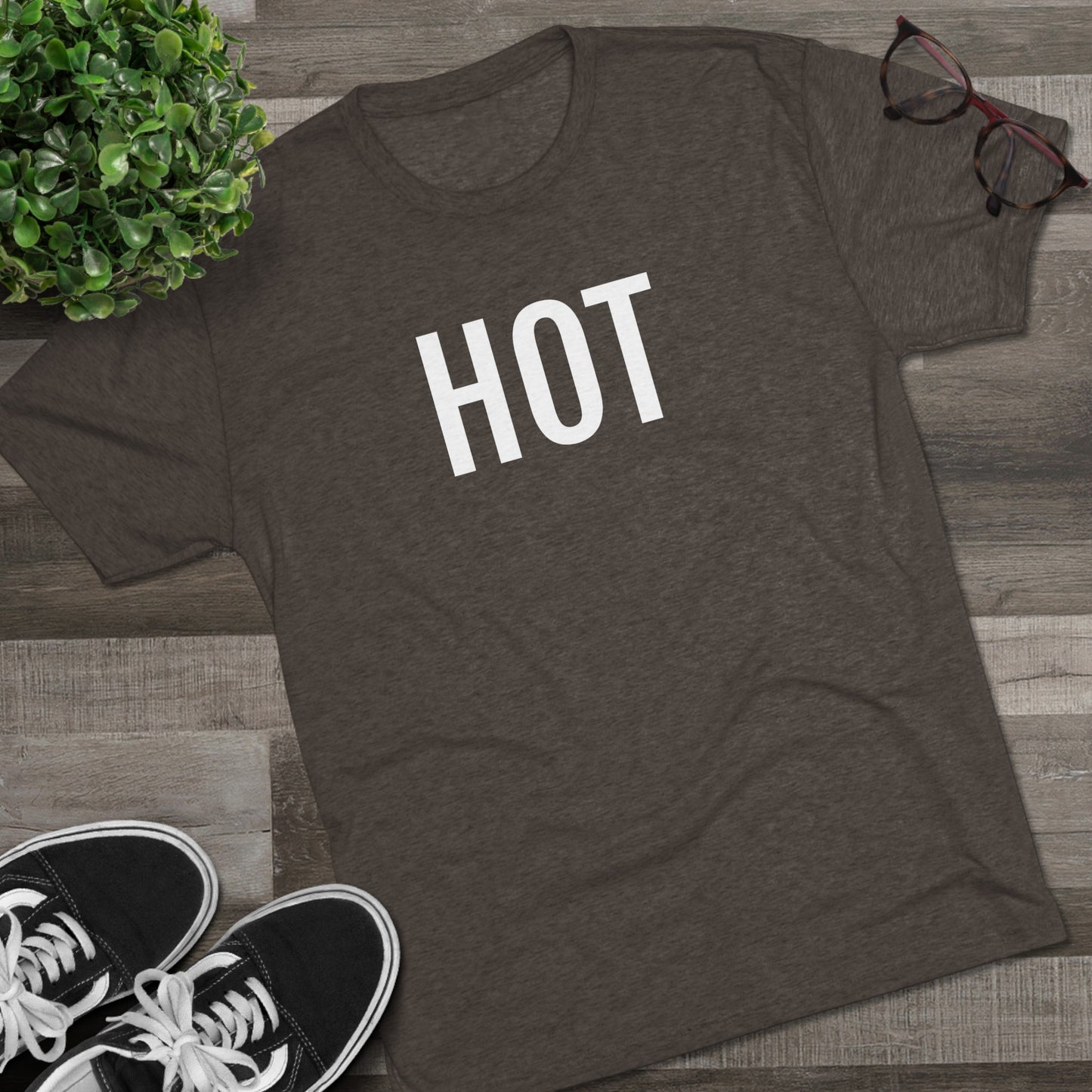 Unisex Tri-Blend Crew Tee - Hot