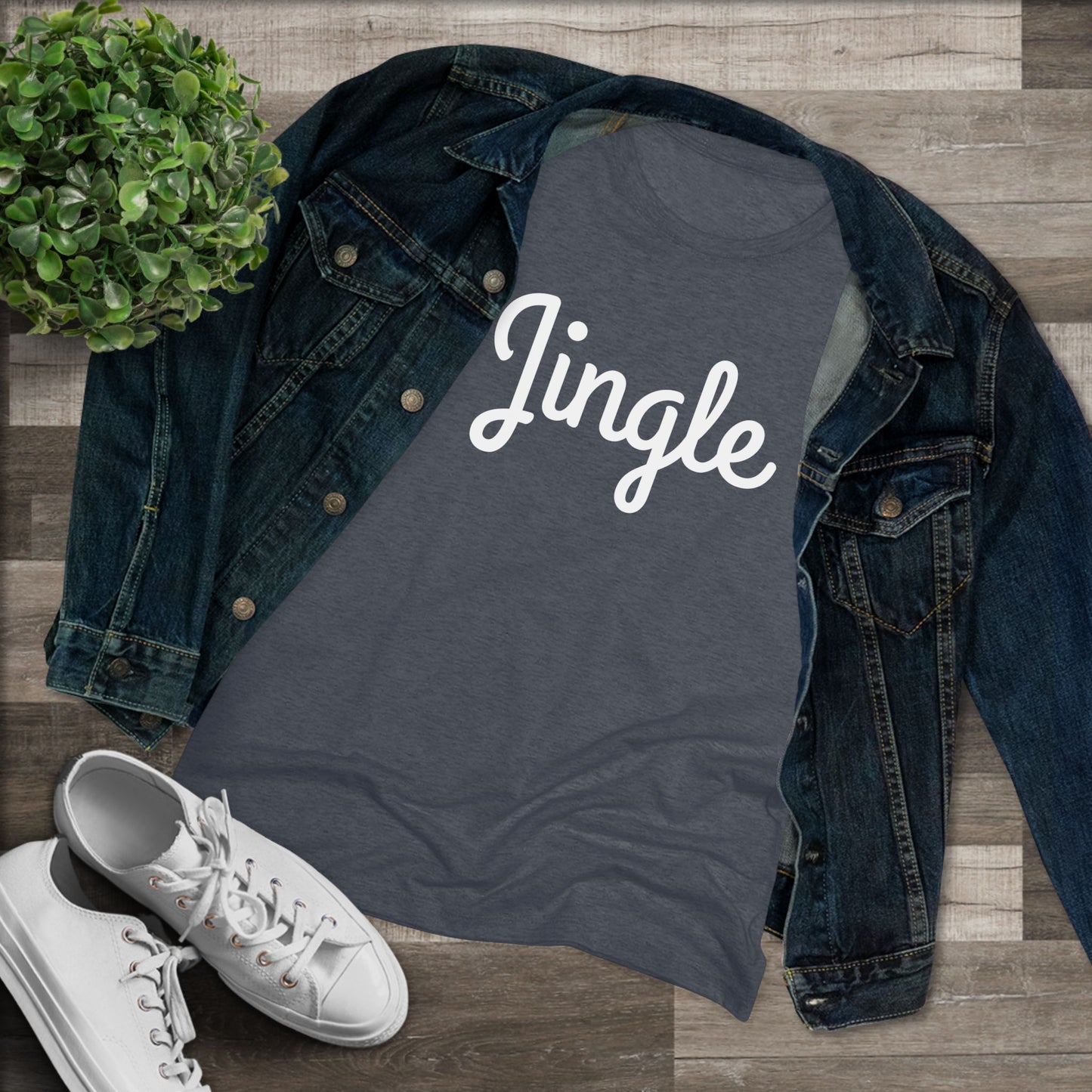 Women's Triblend Tee - Jingle