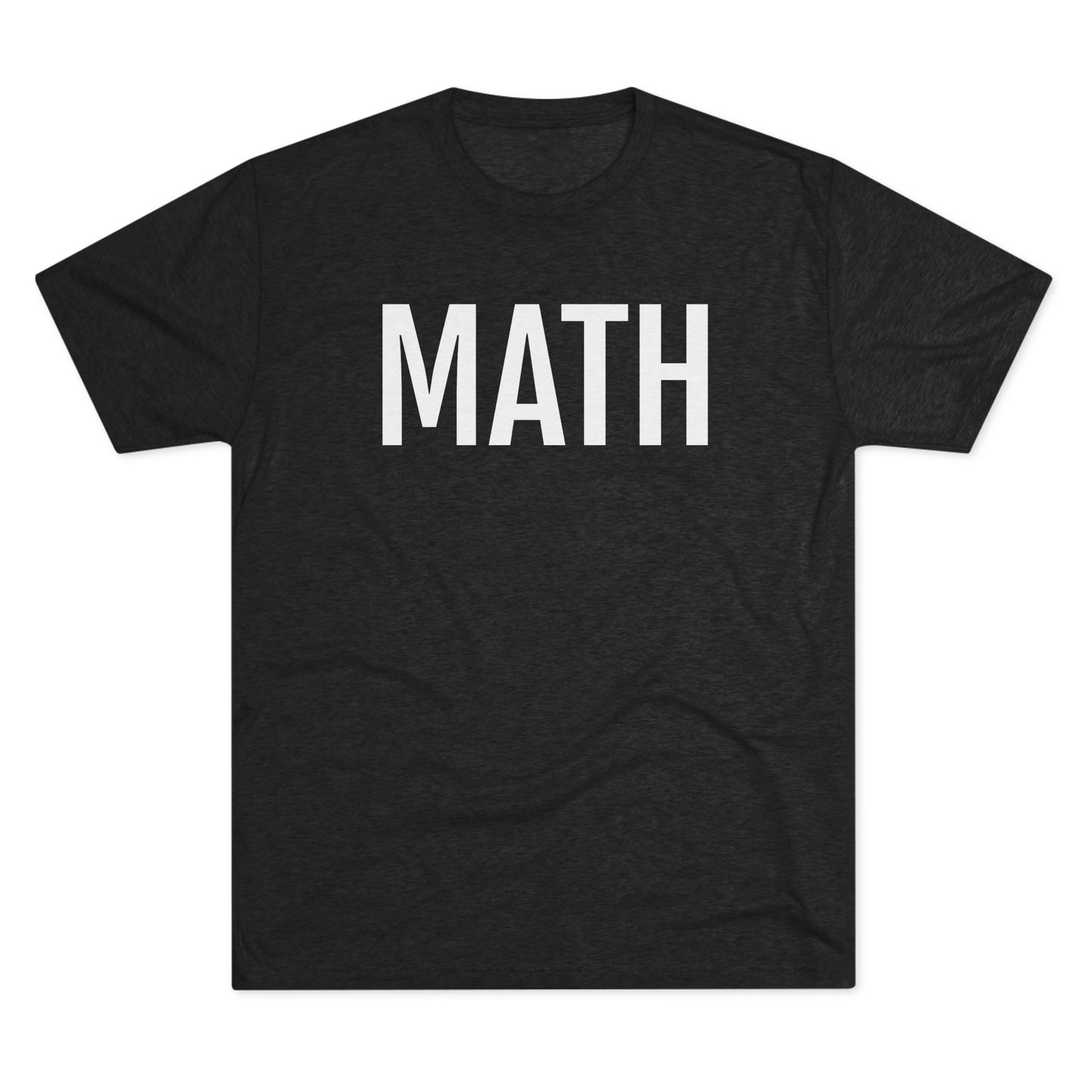 Unisex Tri-Blend Crew Tee - Math