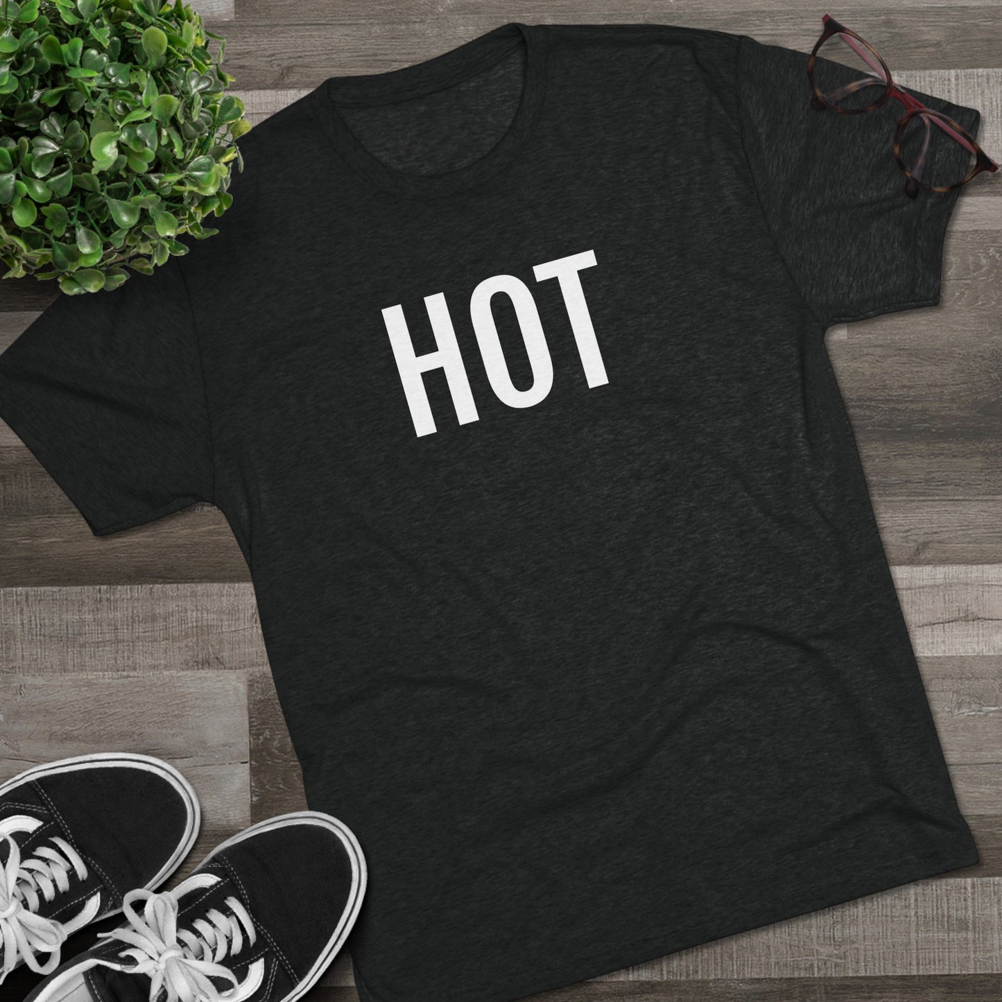 Unisex Tri-Blend Crew Tee - Hot