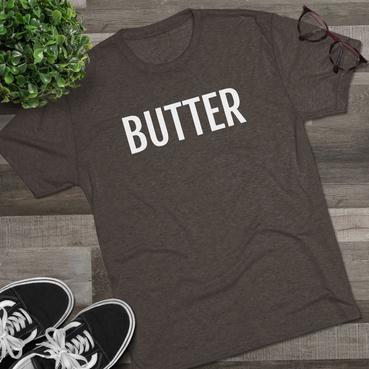 Unisex Tri-Blend Crew Tee - Butter