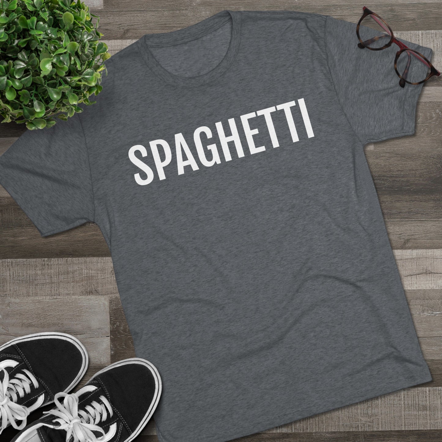 Unisex Tri-Blend Crew Tee - Spaghetti