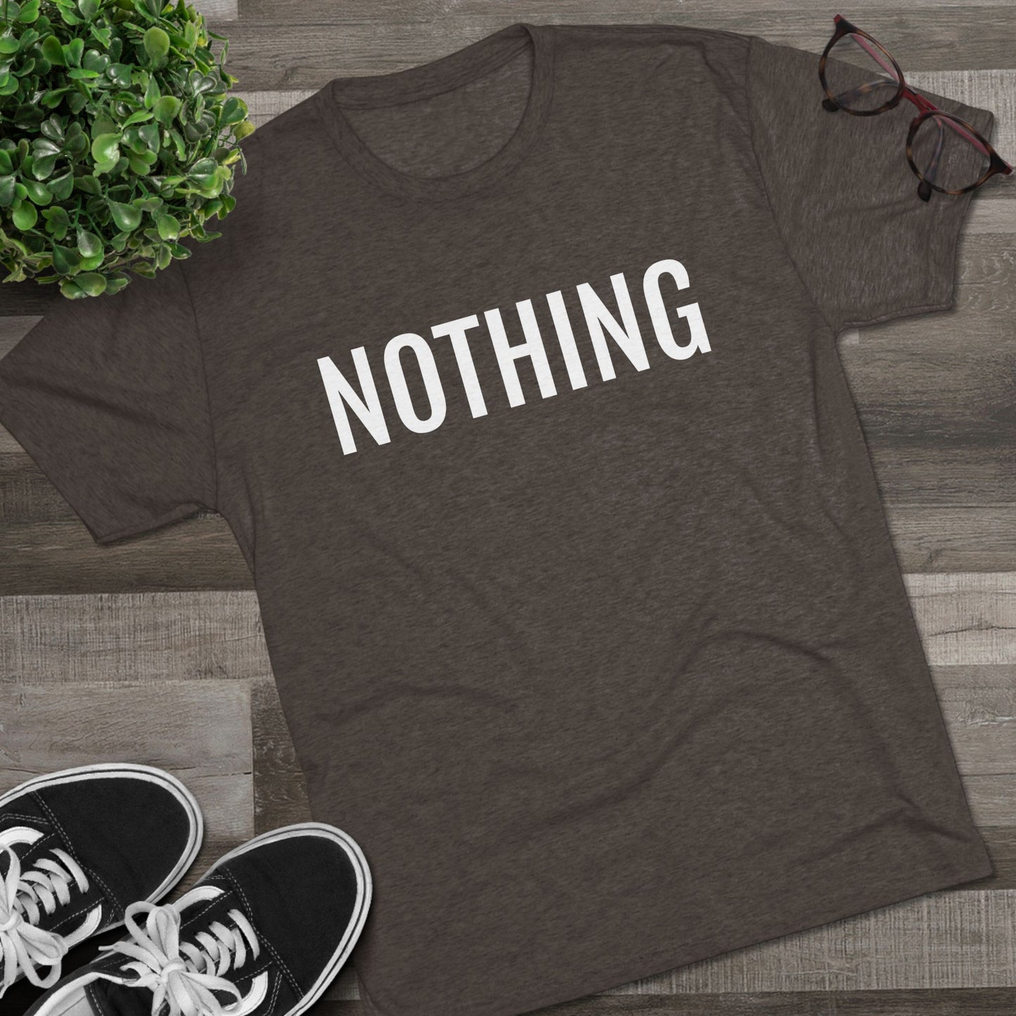 Unisex Tri-Blend Crew Tee - Nothing