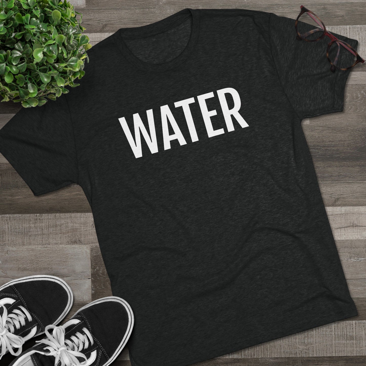 Unisex Tri-Blend Crew Tee - Water