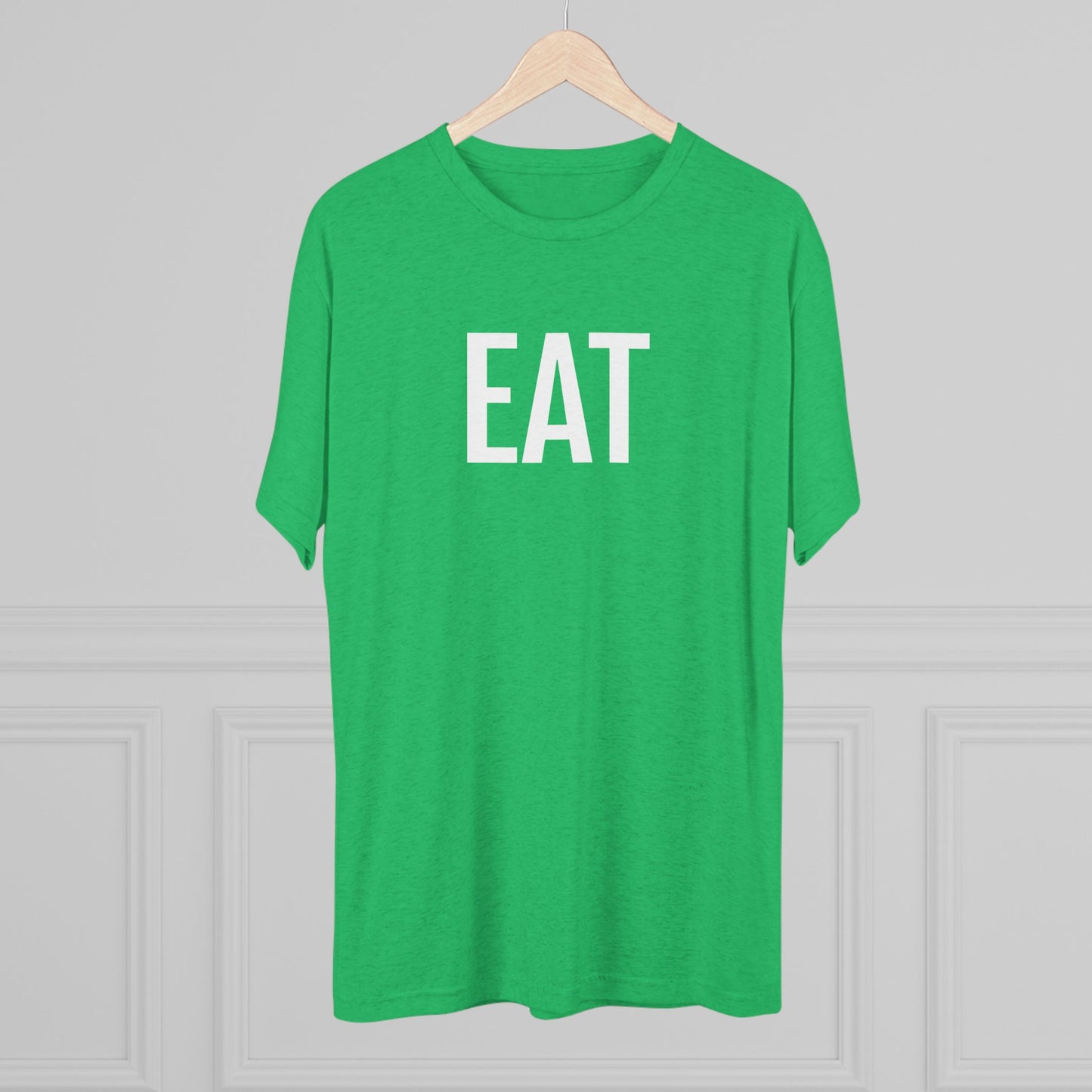 Unisex Tri-Blend Crew Tee - Eat