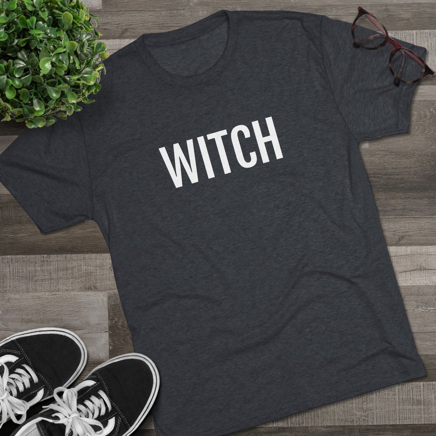 Unisex Tri-Blend Crew Tee - Witch