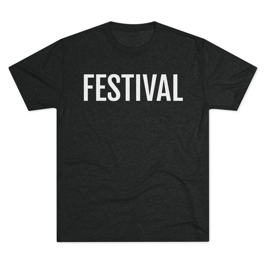 Unisex Tri-Blend Crew Tee - Festival