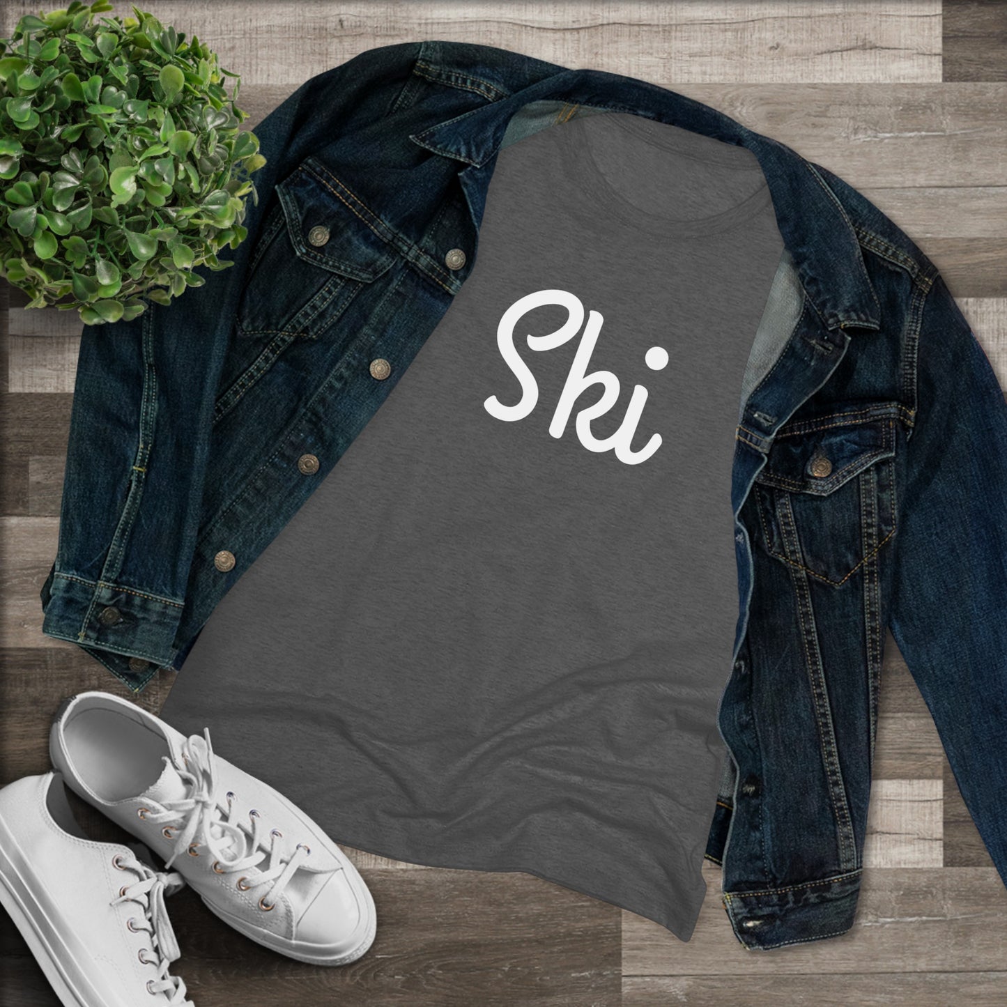 Women's Triblend Tee - Ski