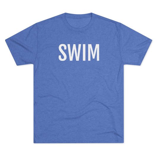 Unisex Tri-Blend Crew Tee - Swim