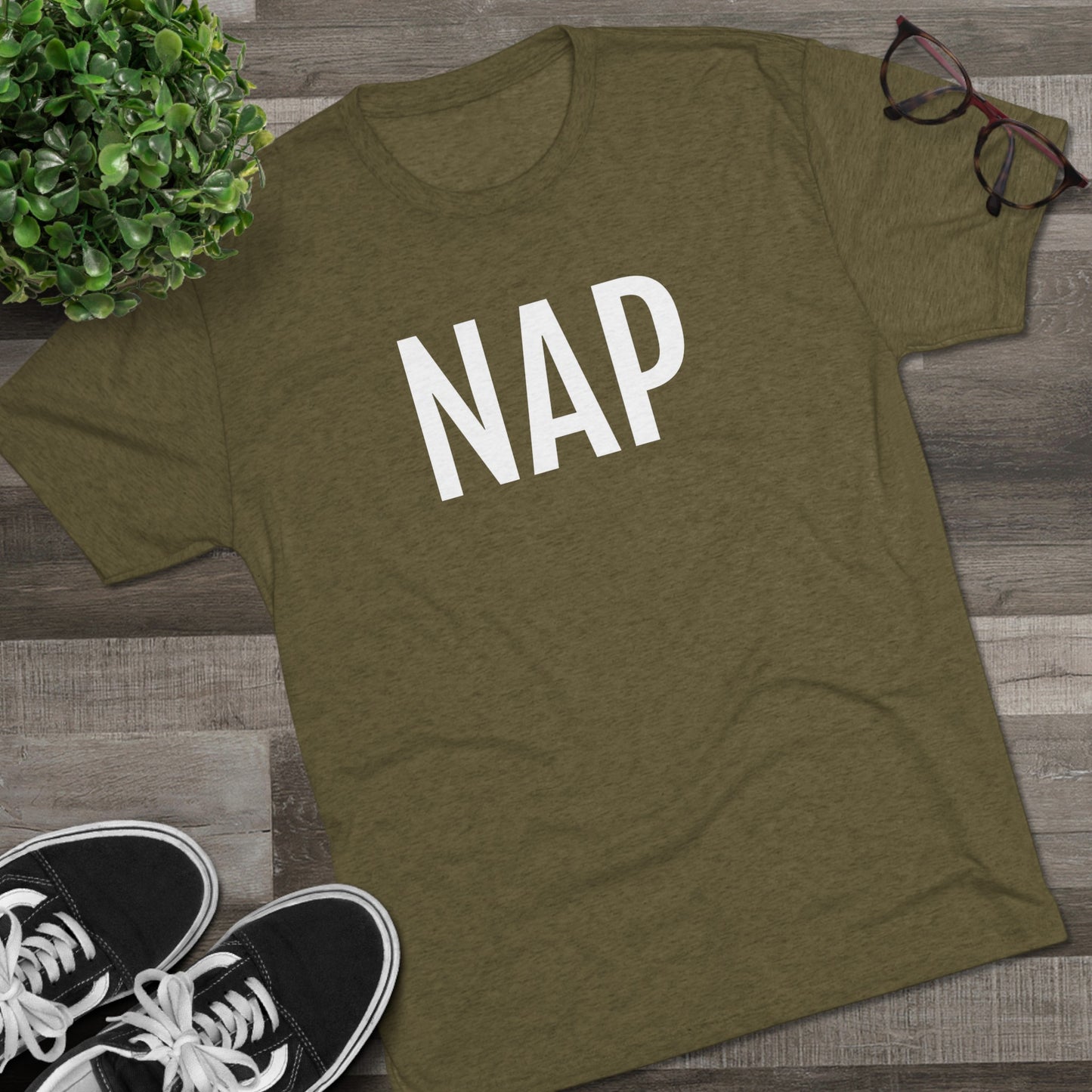 Unisex Tri-Blend Crew Tee - Nap