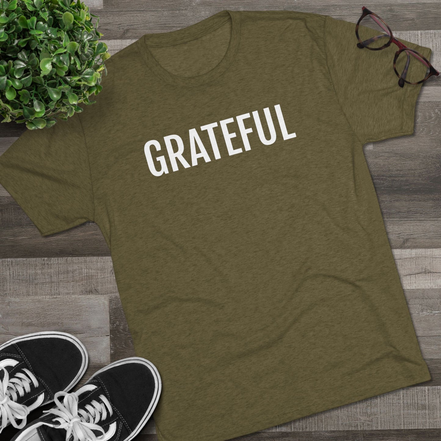 Unisex Tri-Blend Crew Tee - Grateful