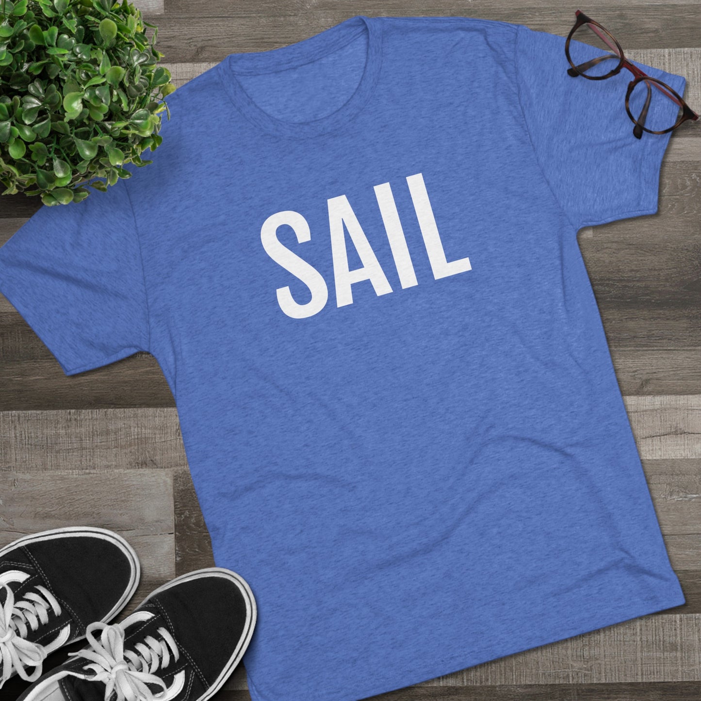 Unisex Tri-Blend Crew Tee - Sail