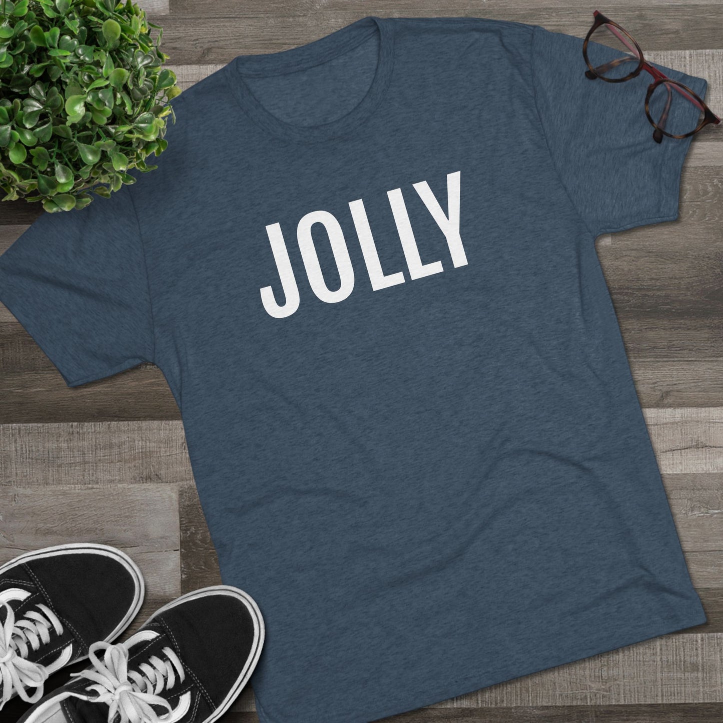 Unisex Tri-Blend Crew Tee - Jolly