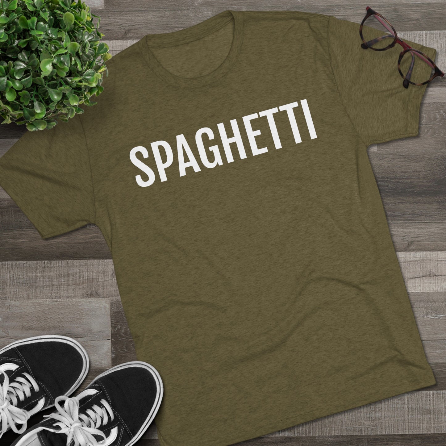 Unisex Tri-Blend Crew Tee - Spaghetti