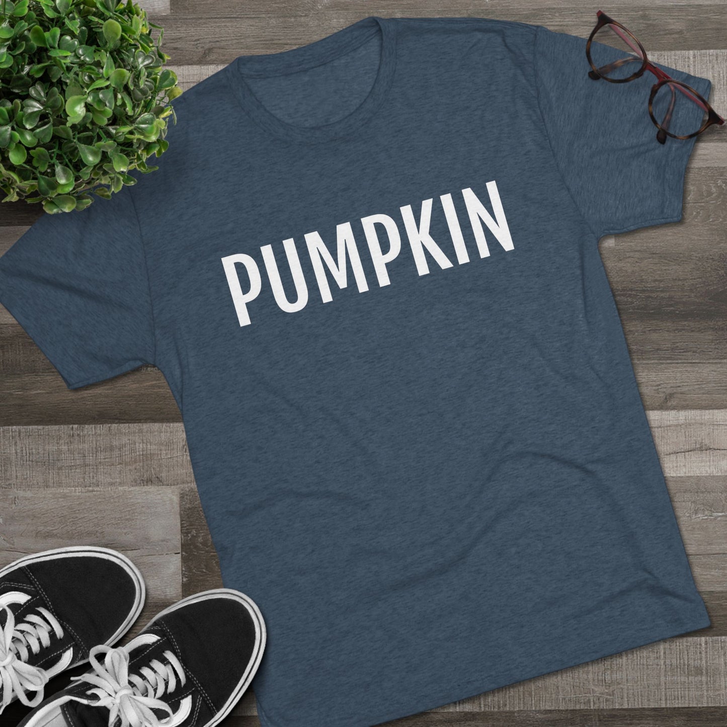 Unisex Tri-Blend Crew Tee - Pumpkin