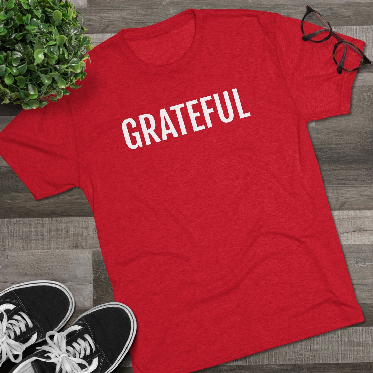 Unisex Tri-Blend Crew Tee - Grateful