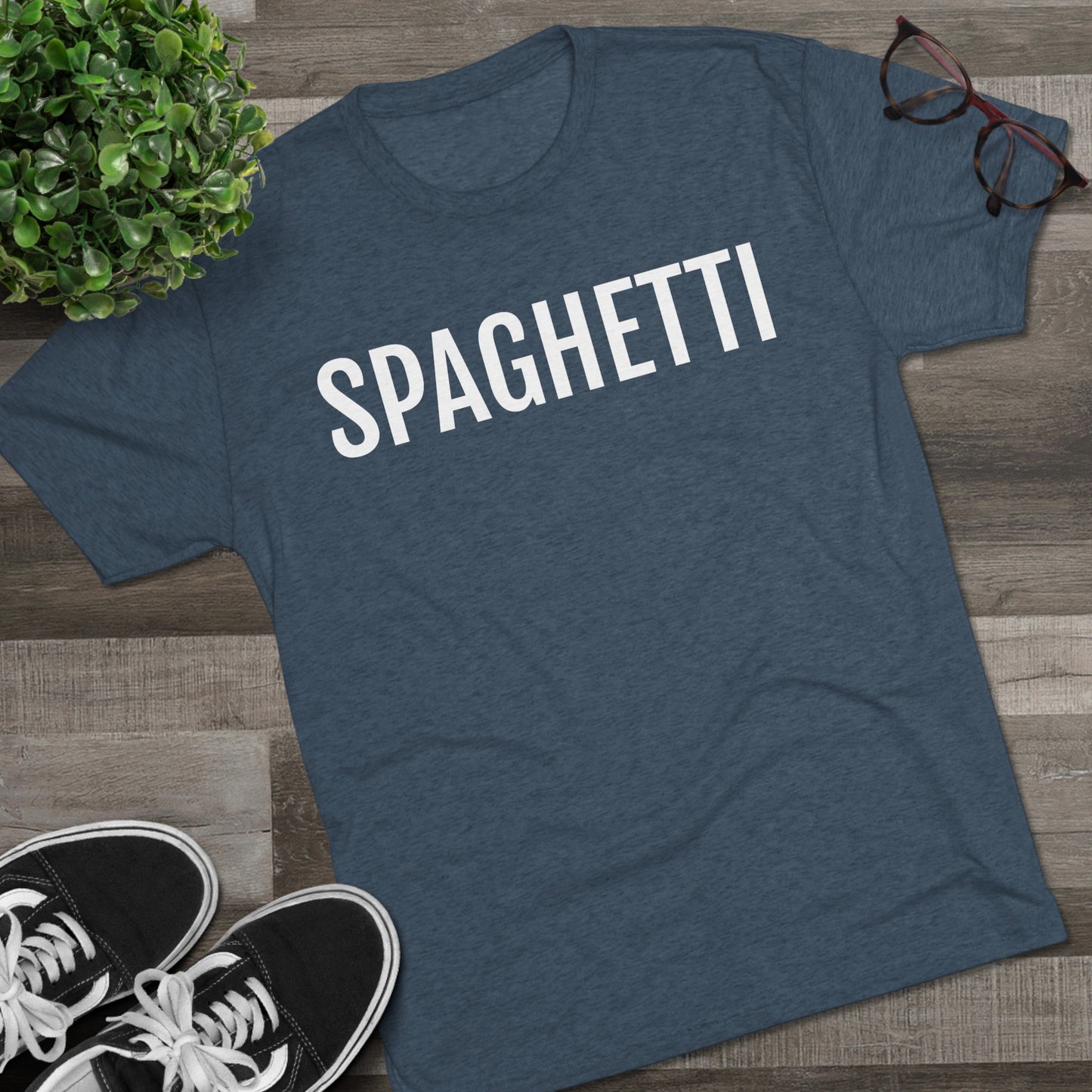 Unisex Tri-Blend Crew Tee - Spaghetti