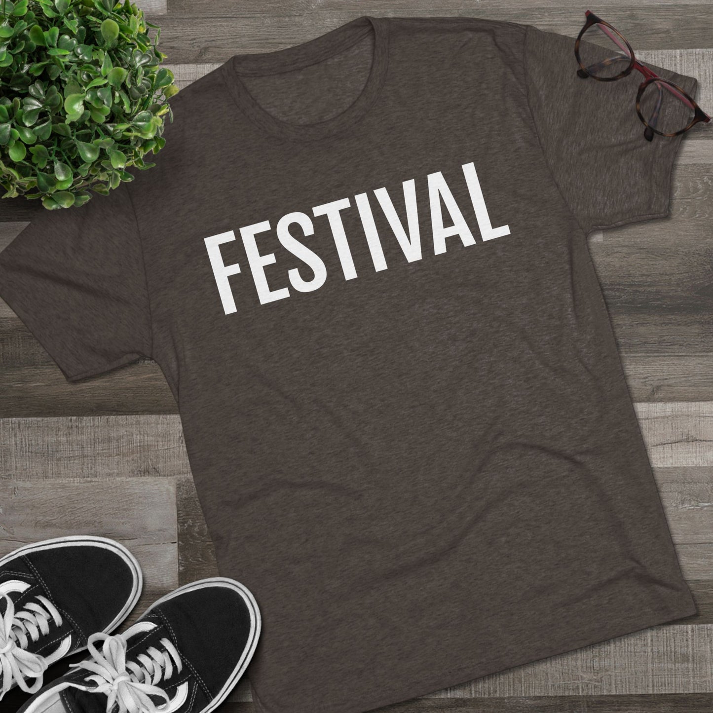 Unisex Tri-Blend Crew Tee - Festival