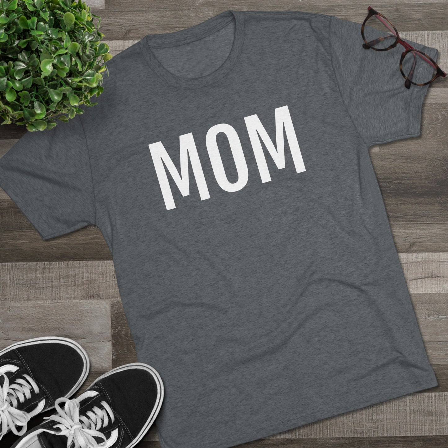 Unisex Tri-Blend Crew Tee - Mom