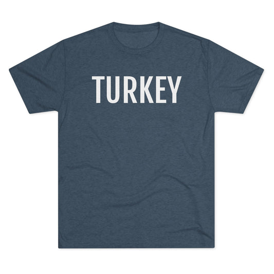 Unisex Tri-Blend Crew Tee - Turkey