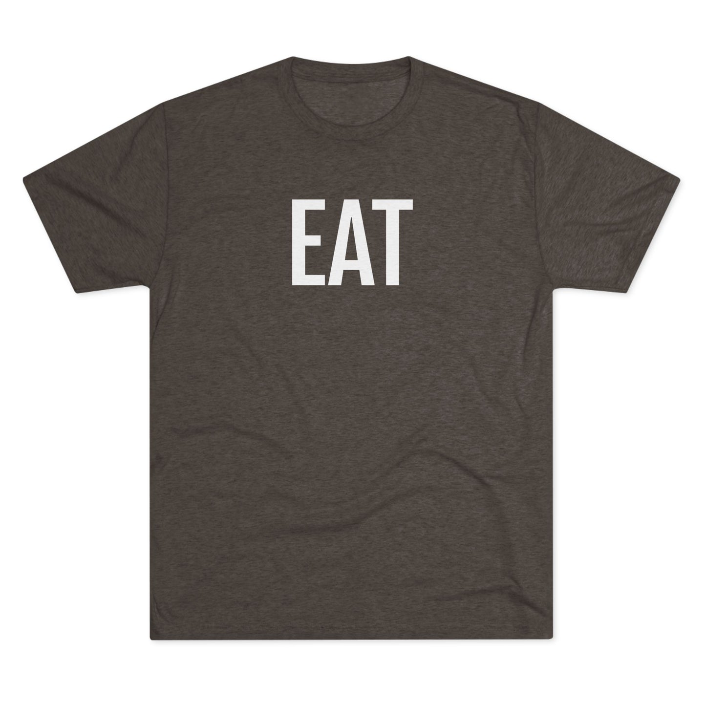 Unisex Tri-Blend Crew Tee - Eat