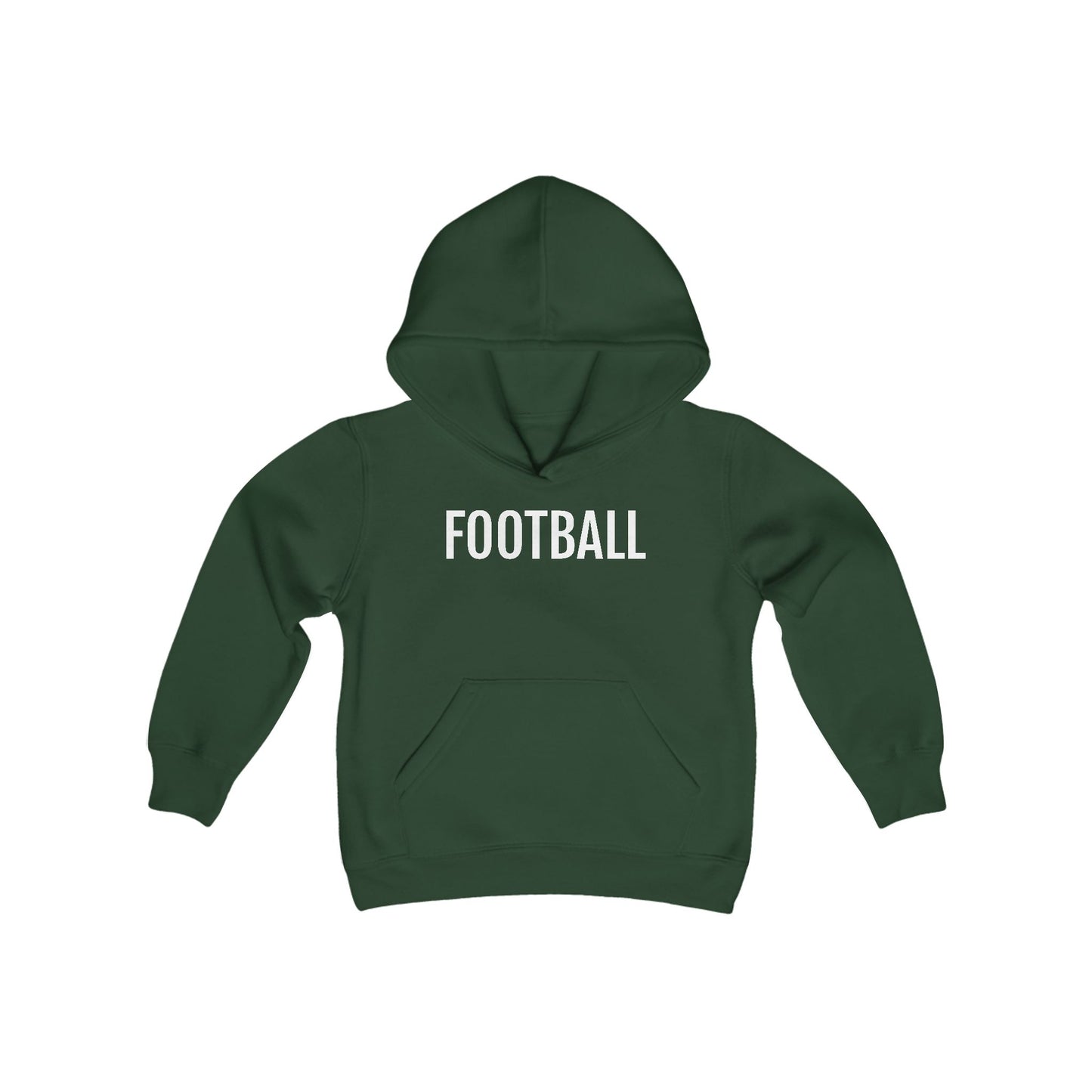 Youth Heavy Blend Hooded Sweatshirt - Football