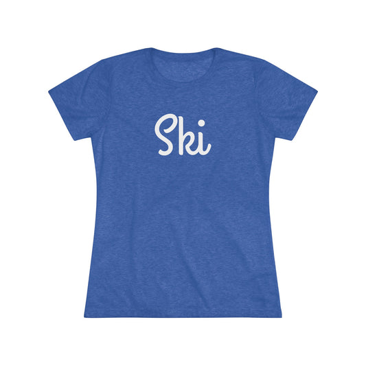 Women's Triblend Tee - Ski