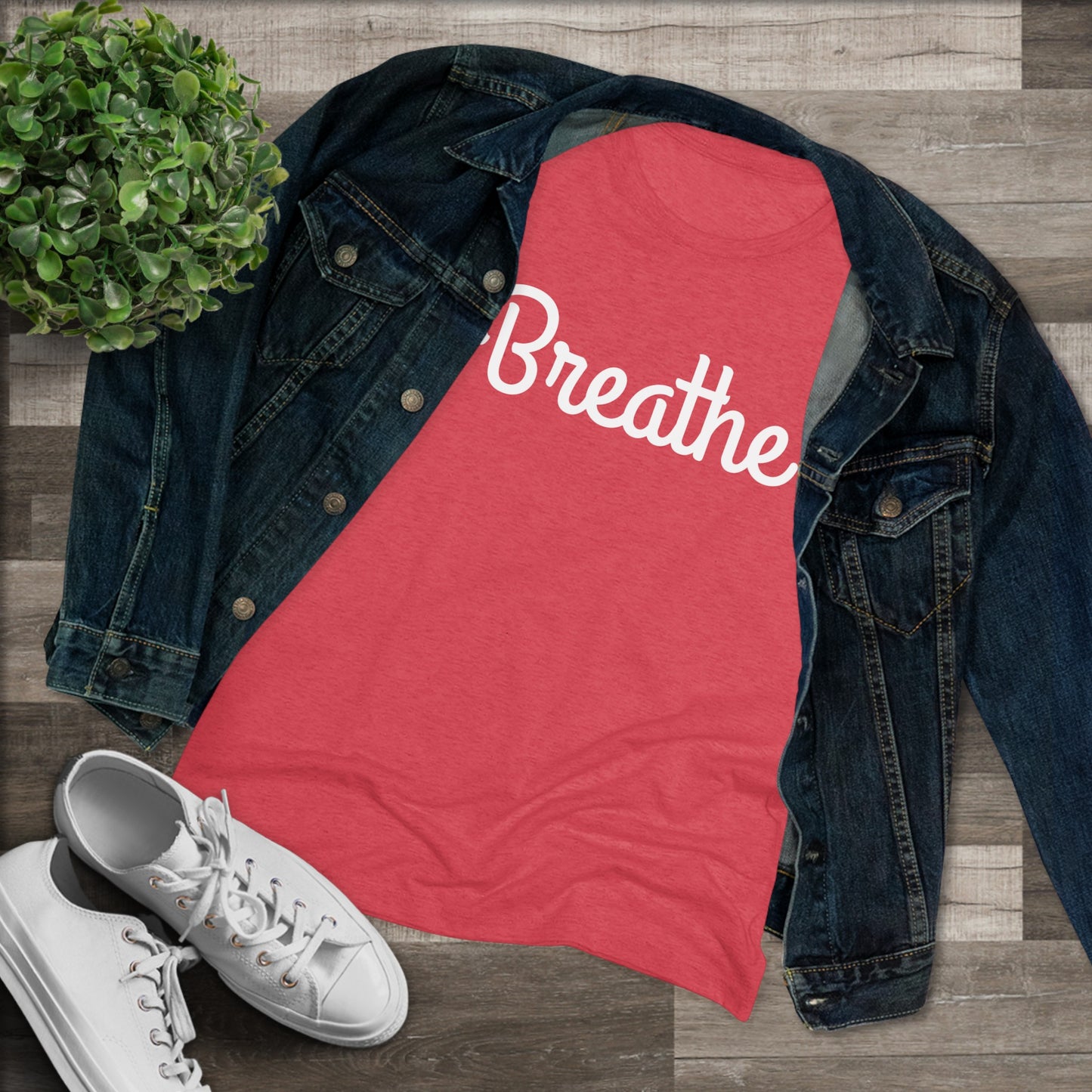 Women's Triblend Tee - Breathe