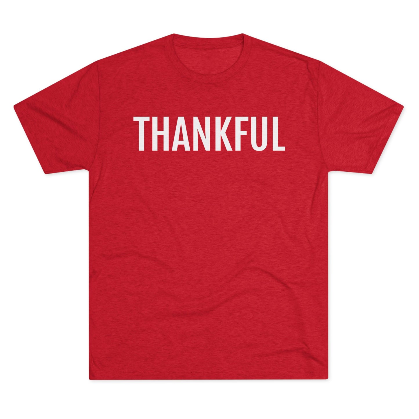 Unisex Tri-Blend Crew Tee - Thankful