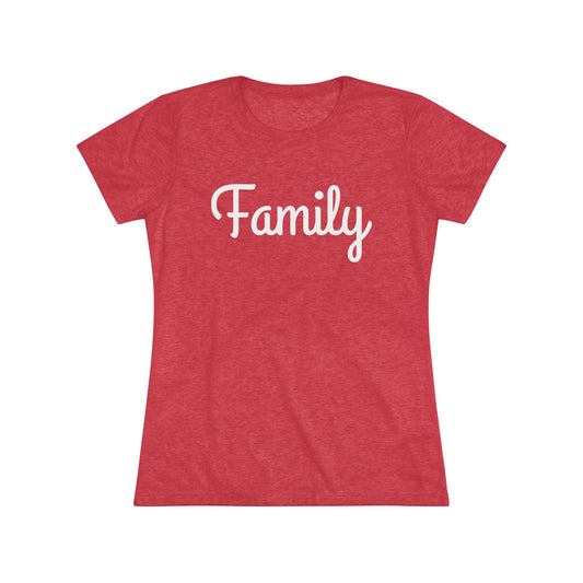 Women's Triblend Tee - Family