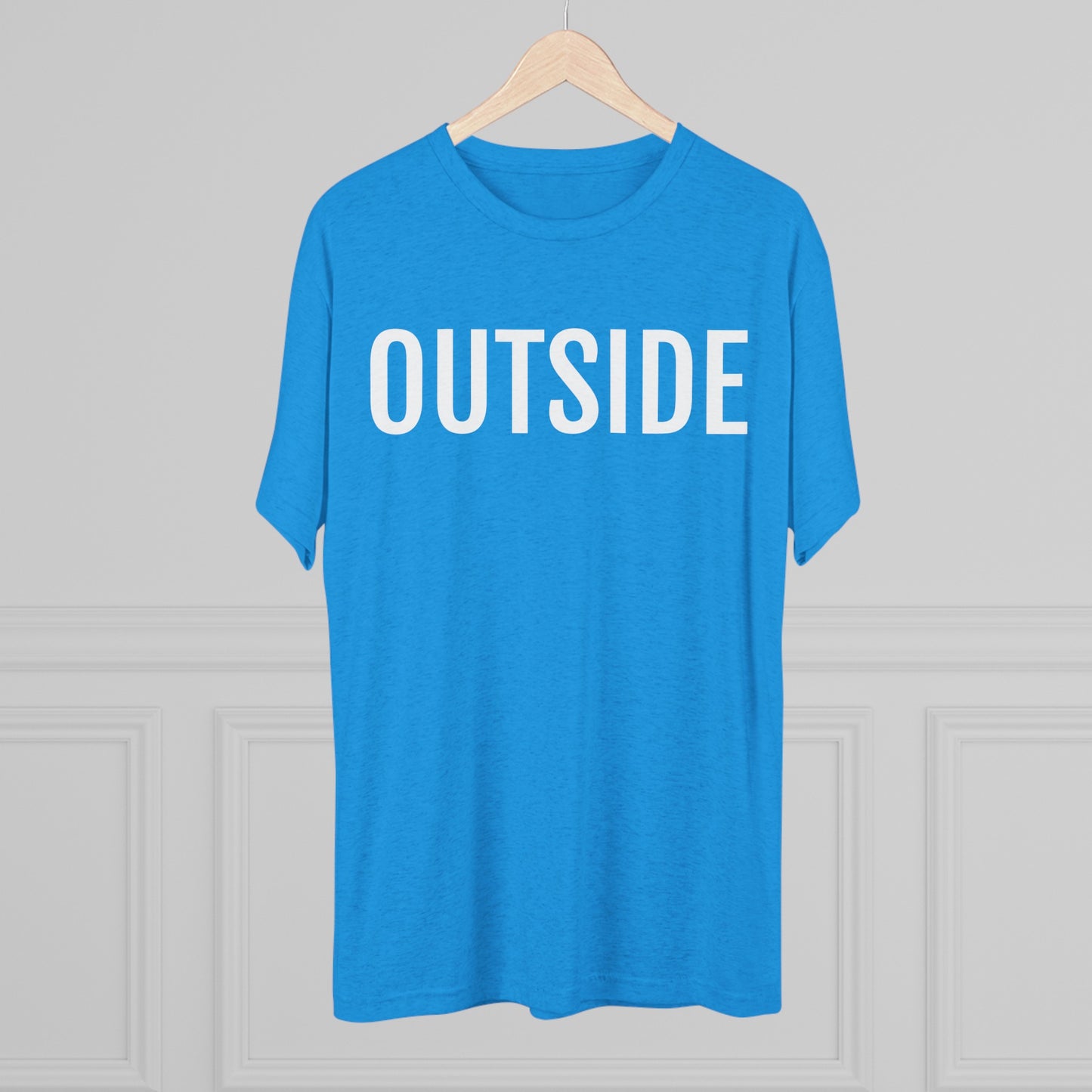 Unisex Tri-Blend Crew Tee - Outside