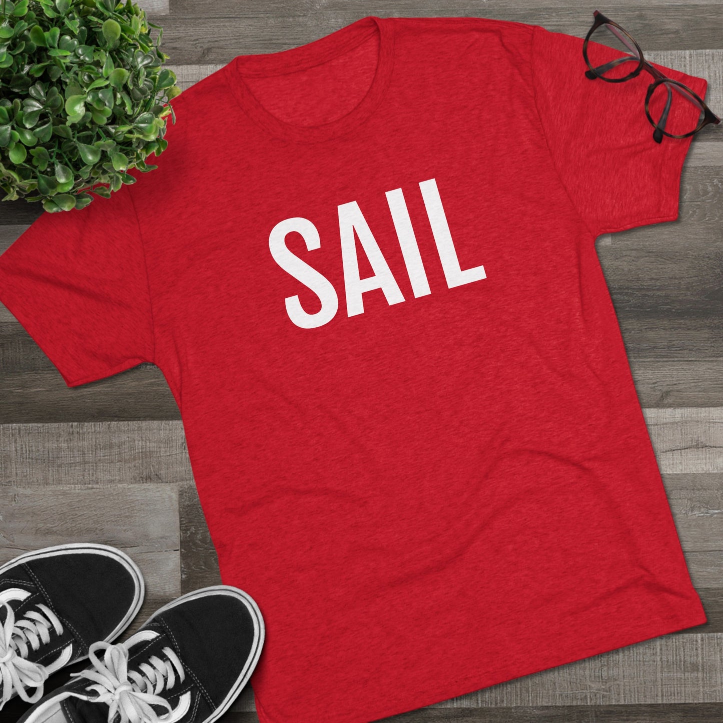 Unisex Tri-Blend Crew Tee - Sail