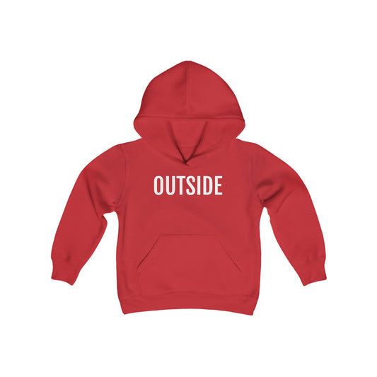 Youth Heavy Blend Hooded Sweatshirt - Outside