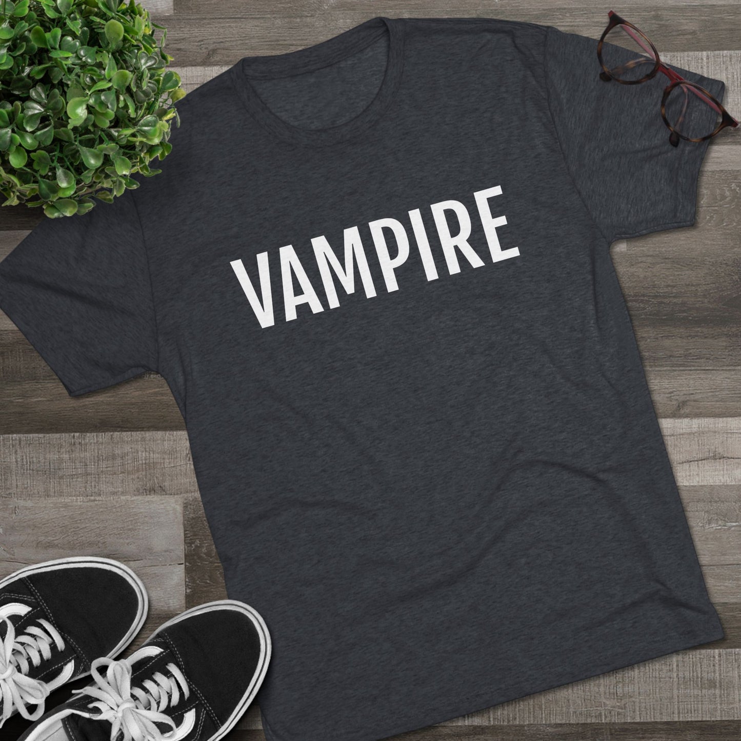 Unisex Tri-Blend Crew Tee - Vampire