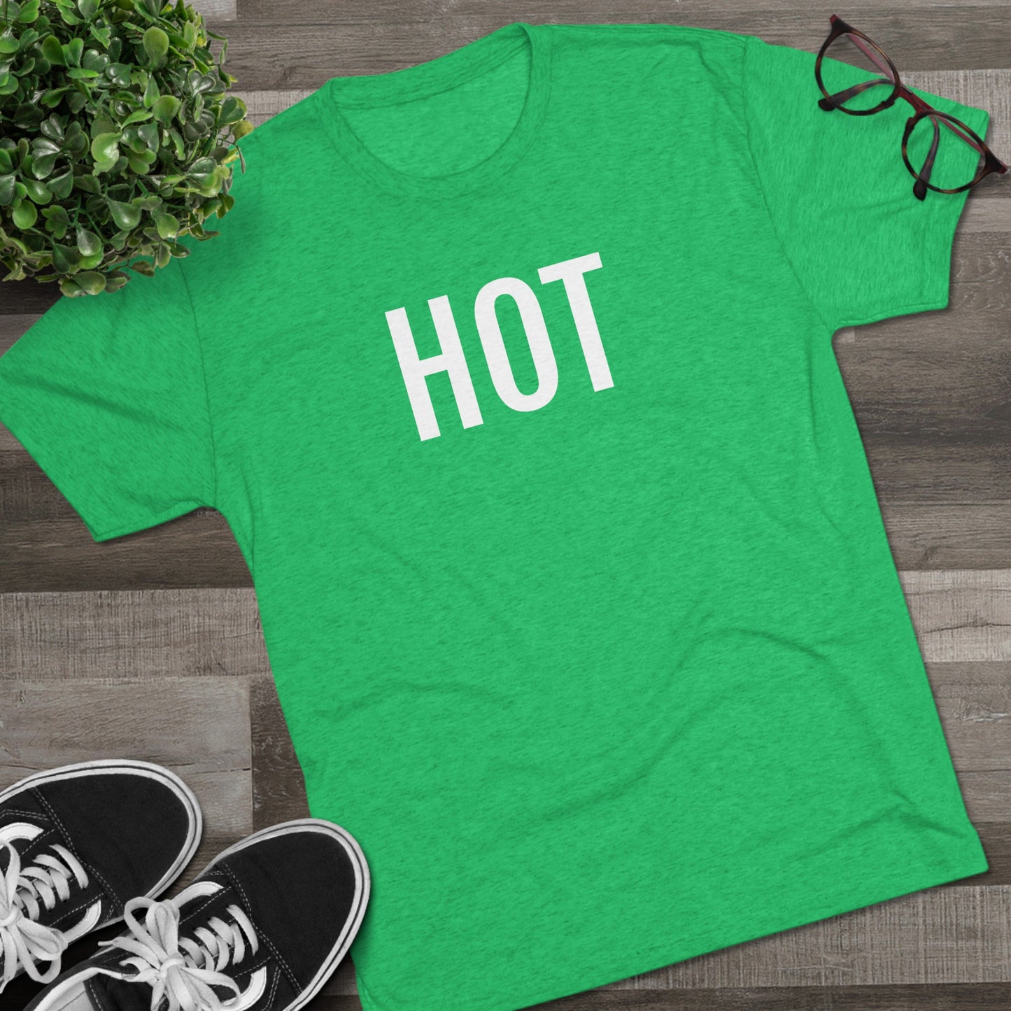 Unisex Tri-Blend Crew Tee - Hot