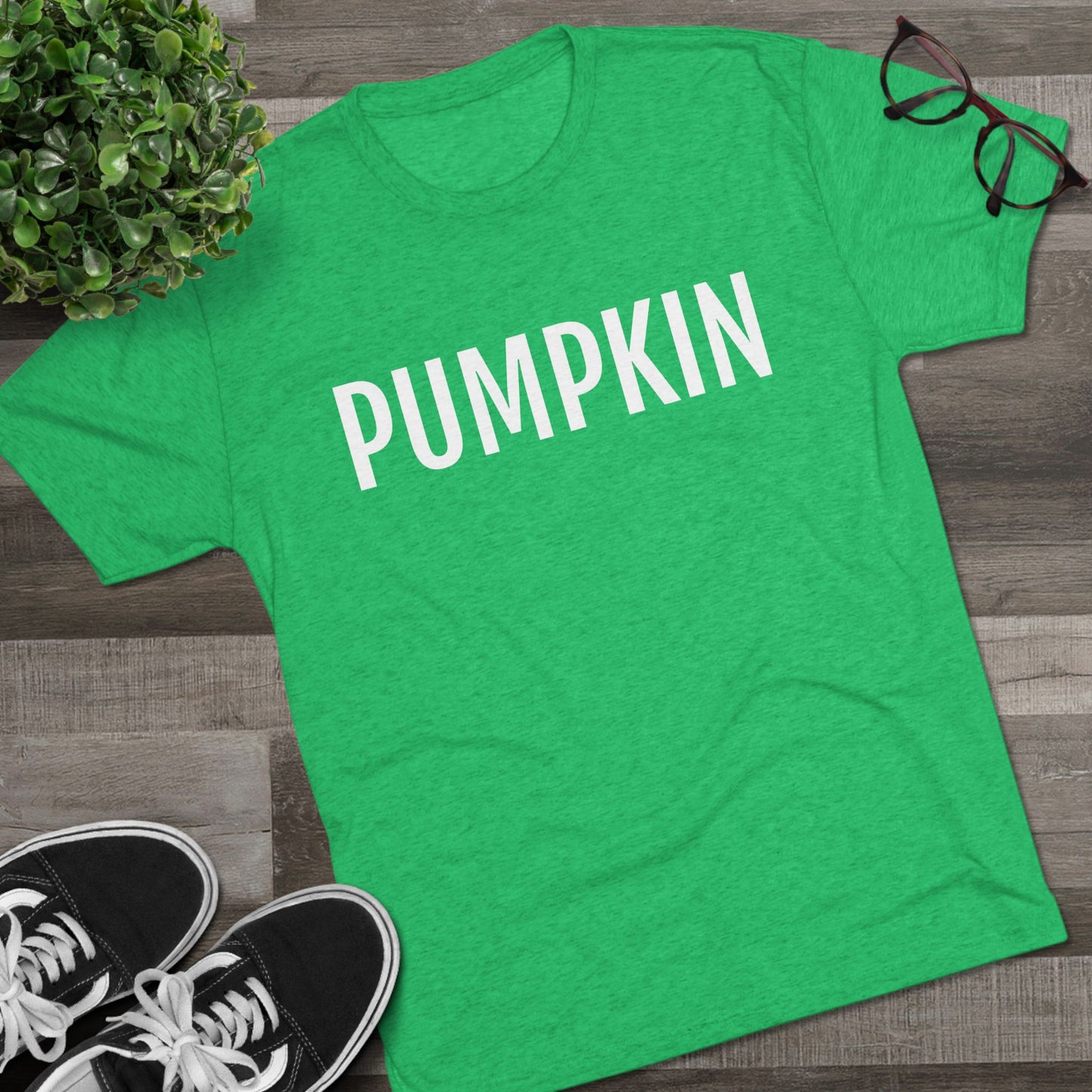 Unisex Tri-Blend Crew Tee - Pumpkin