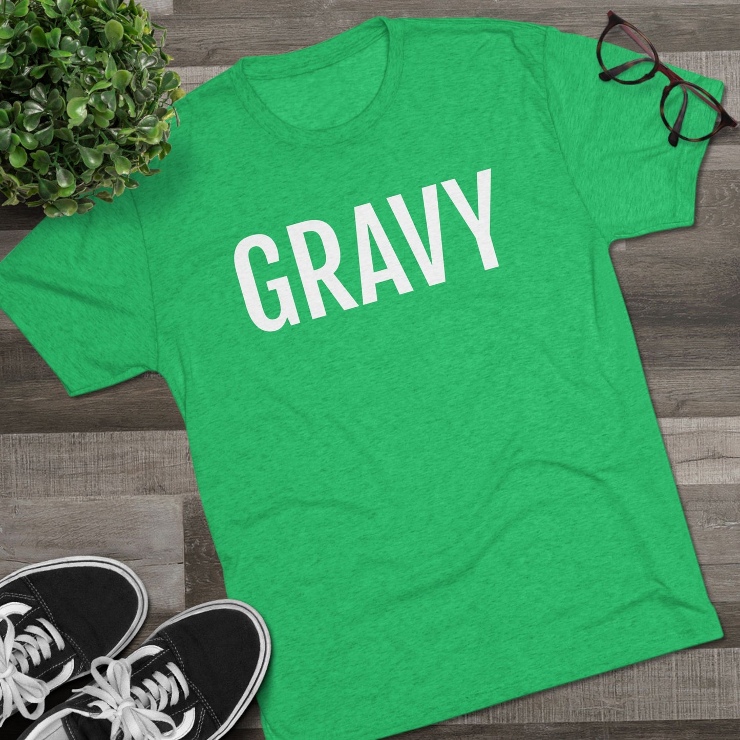 Unisex Tri-Blend Crew Tee - Gravy