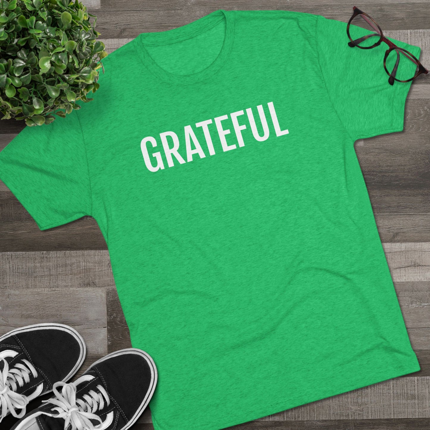 Unisex Tri-Blend Crew Tee - Grateful