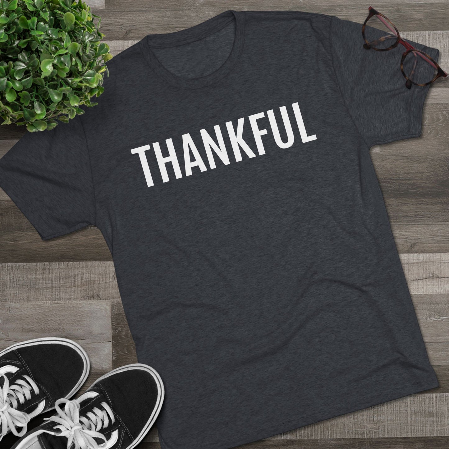 Unisex Tri-Blend Crew Tee - Thankful