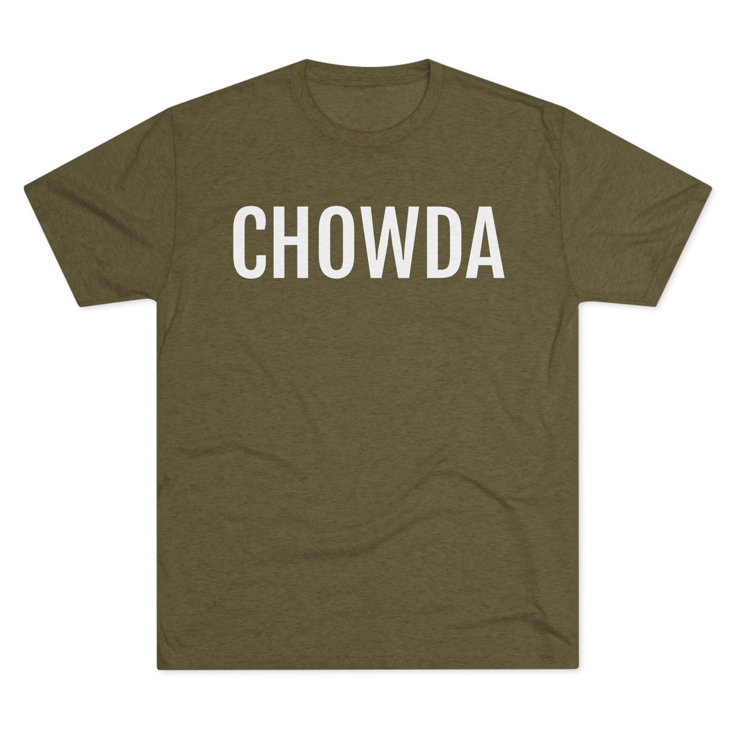 Unisex Tri-Blend Crew Tee - Chowda