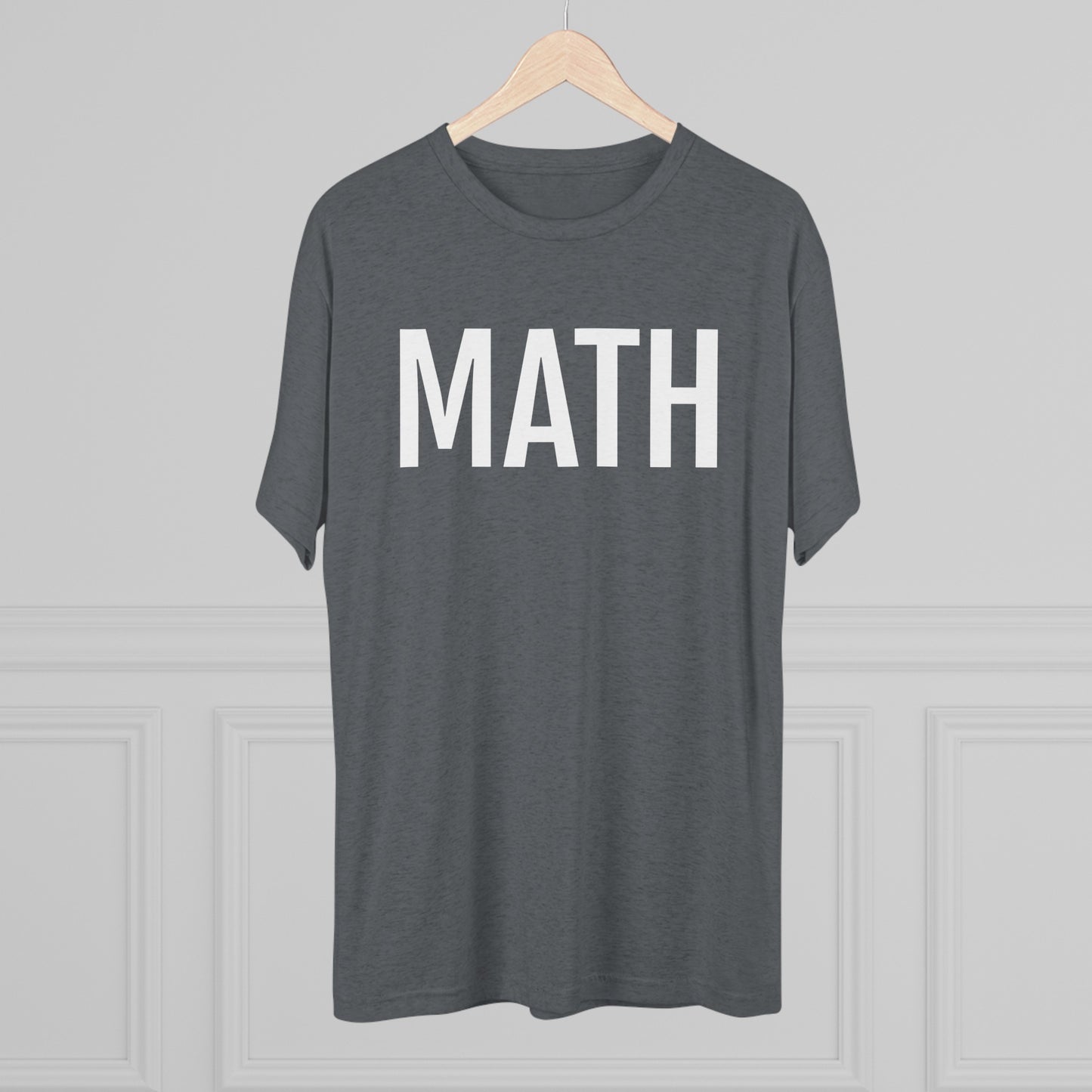 Unisex Tri-Blend Crew Tee - Math