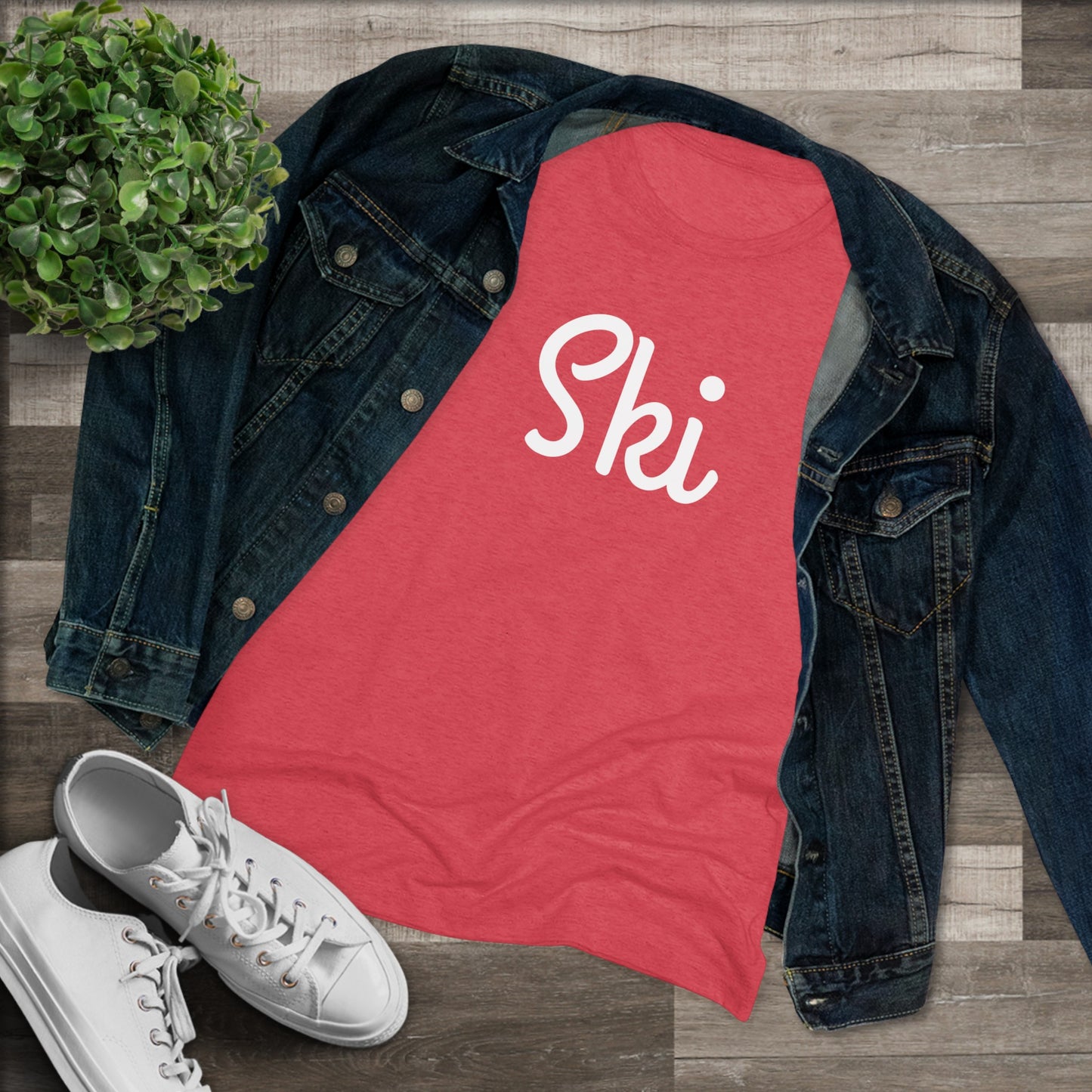 Women's Triblend Tee - Ski