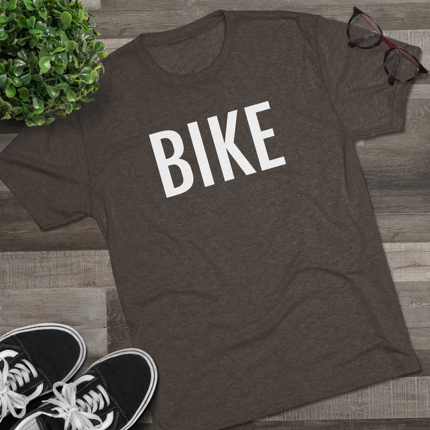 Unisex Tri-Blend Crew Tee - Bike