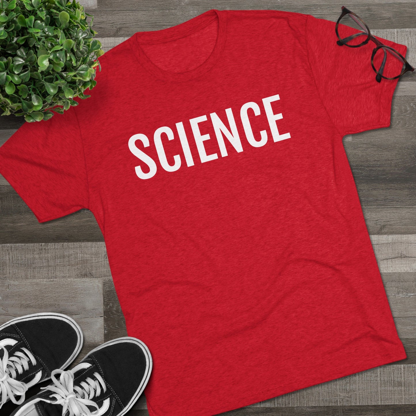 Unisex Tri-Blend Crew Tee - Science