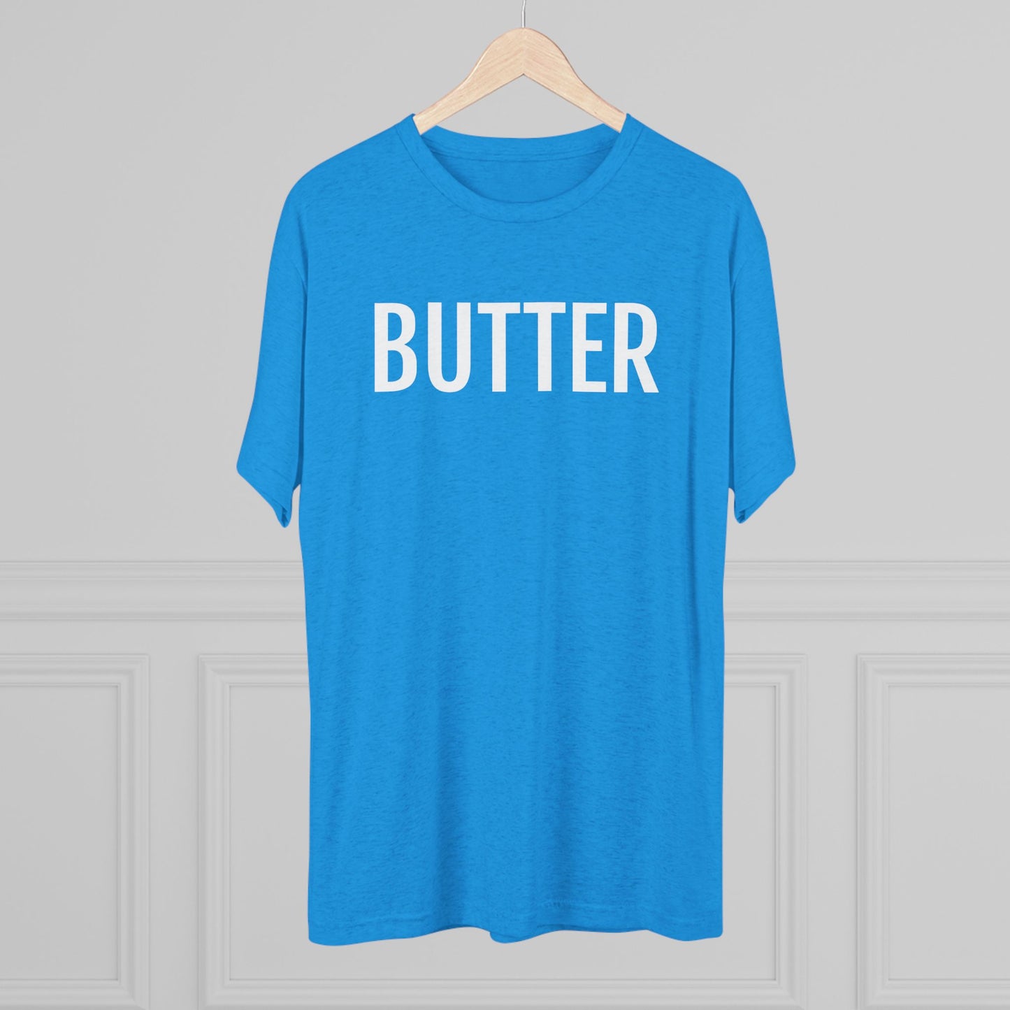 Unisex Tri-Blend Crew Tee - Butter