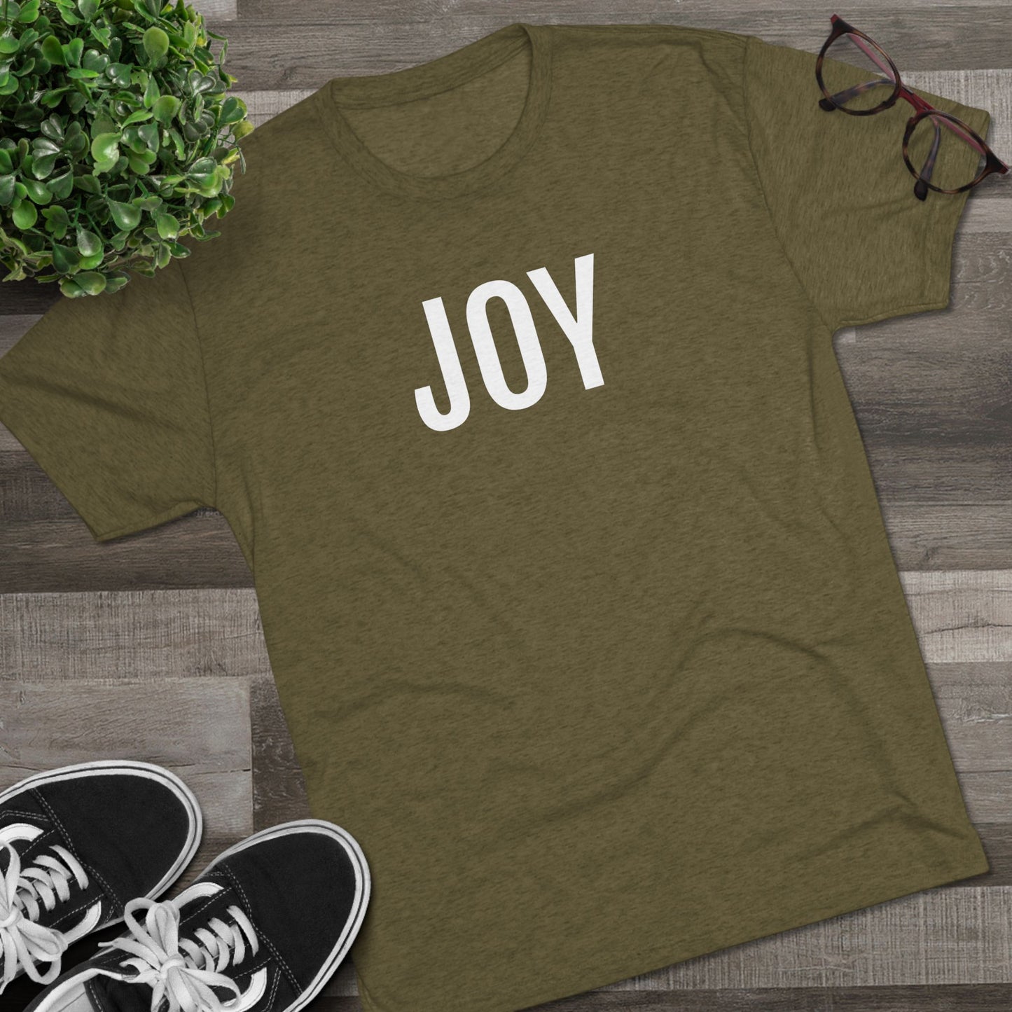 Unisex Tri-Blend Crew Tee - Joy