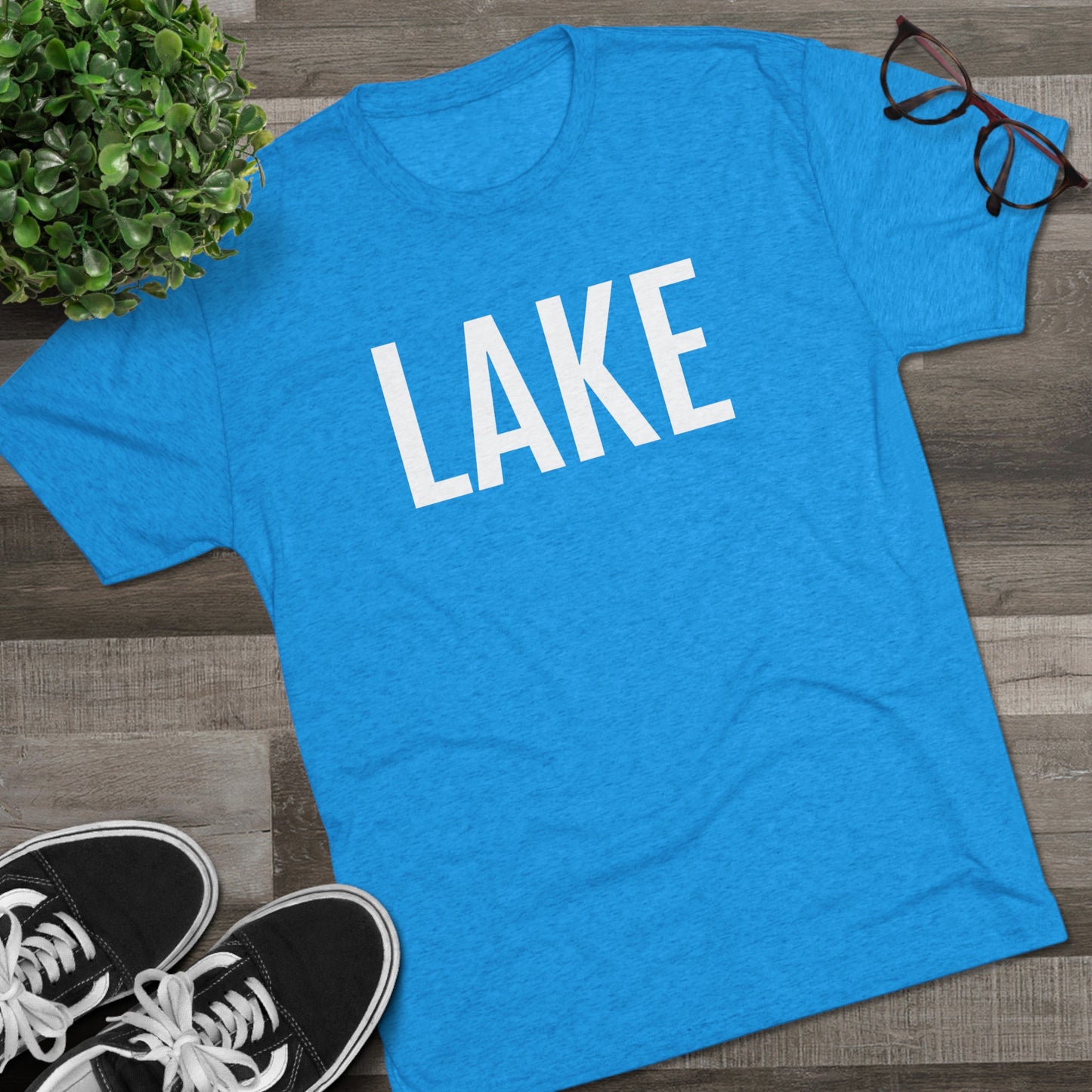 Unisex Tri-Blend Crew Tee - Lake