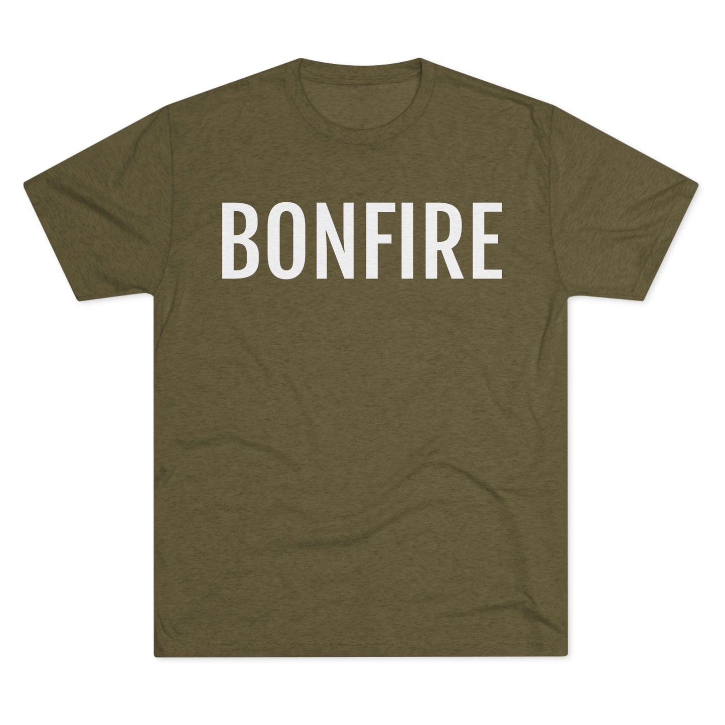 Unisex Tri-Blend Crew Tee - Bonfire